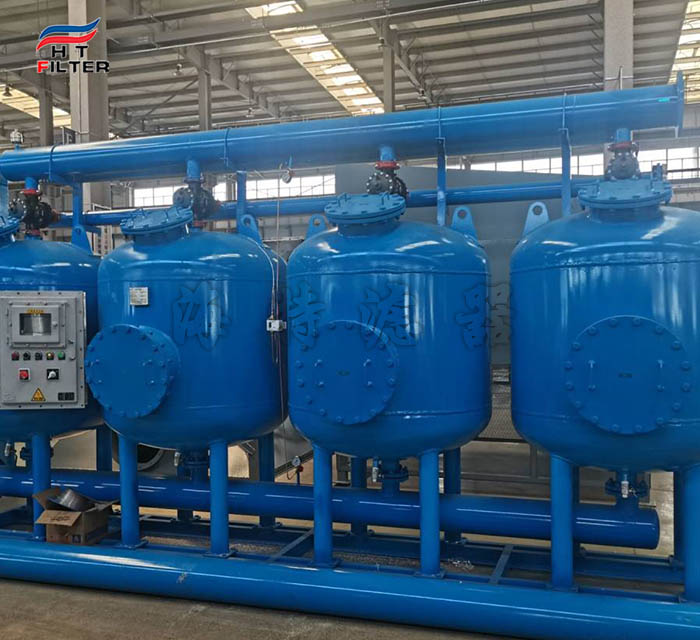 电力行业循环水浅层砂过滤器