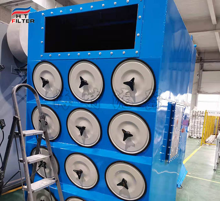 塑料破碎粉尘收集滤筒除尘器